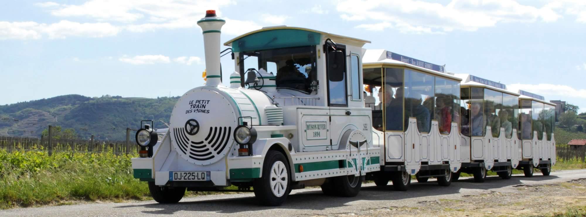 Le petit train des vignes - Balade à travers les vignes de Tain-L'Hermitage